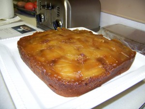 Apple Gingerbread cake